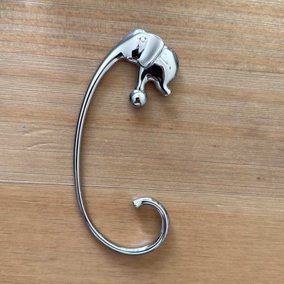 NEW! Alessi Silver Jumbo Purse Hook - Picture 4 of 5